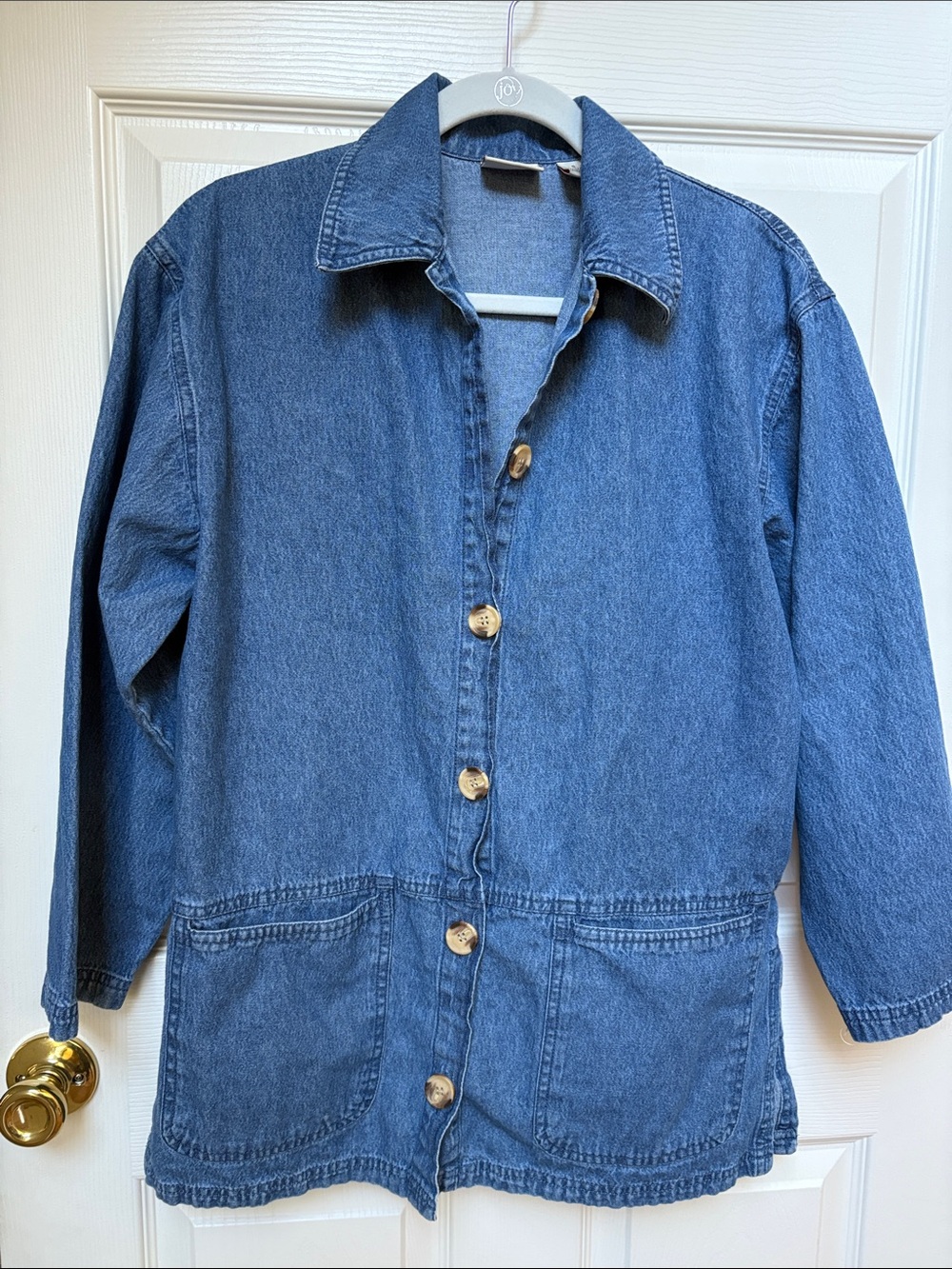 Classic Blue Denim Jean Jacket - Relaxed Fit